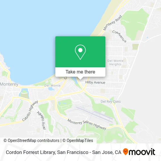 Cordon Forrest Library map