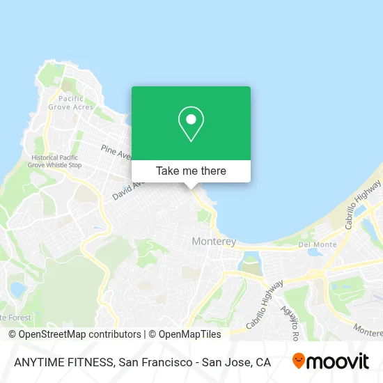 ANYTIME FITNESS map