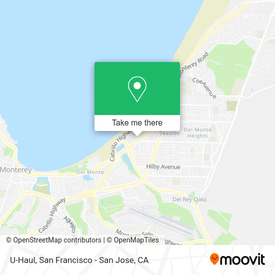 U-Haul map