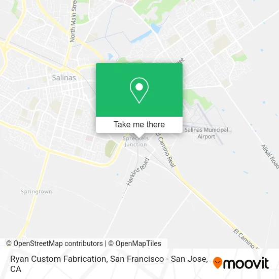 Mapa de Ryan Custom Fabrication