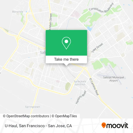 Mapa de U-Haul