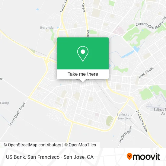 Mapa de US Bank