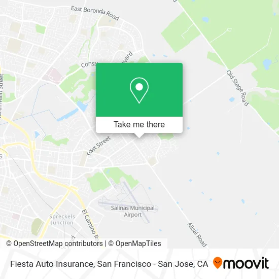 Fiesta Auto Insurance map
