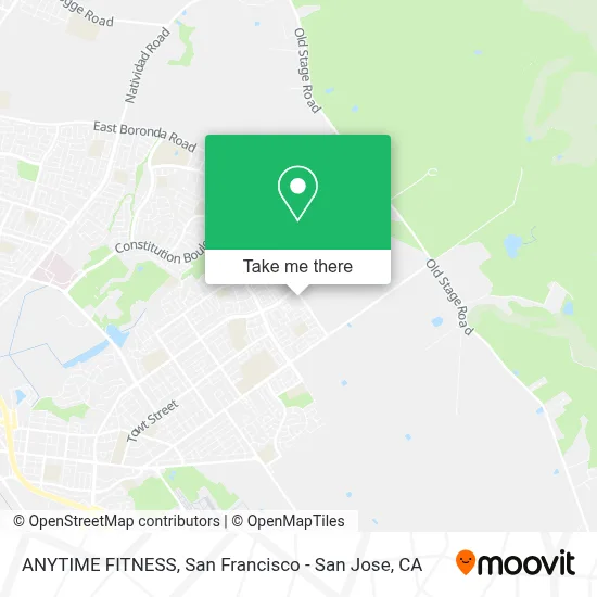 ANYTIME FITNESS map