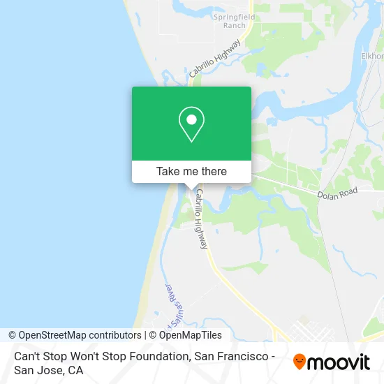 Can't Stop Won't Stop Foundation map