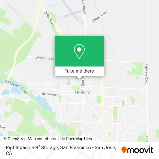 Rightspace Self Storage map