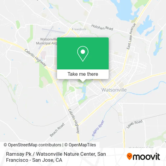 Mapa de Ramsay Pk / Watsonville Nature Center