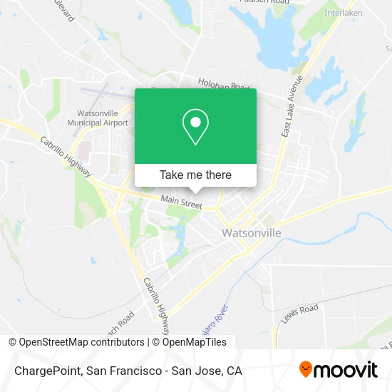 Mapa de ChargePoint
