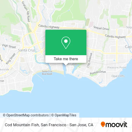 Mapa de Cod Mountain Fish