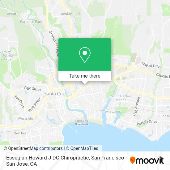 Essegian Howard J DC Chiropractic map