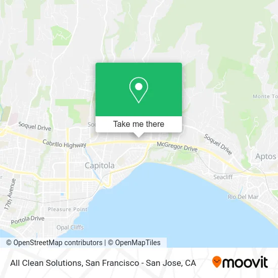 All Clean Solutions map