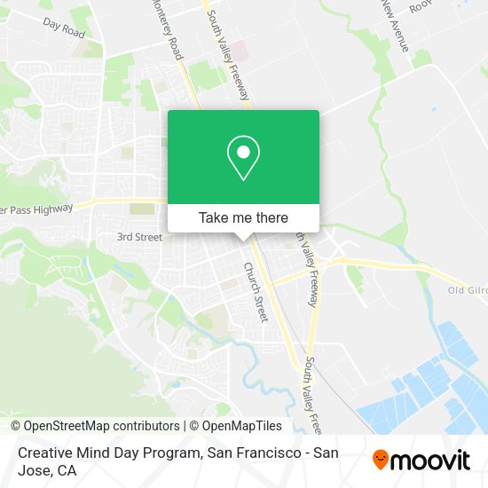 Creative Mind Day Program map