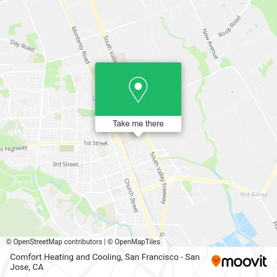 Mapa de Comfort Heating and Cooling