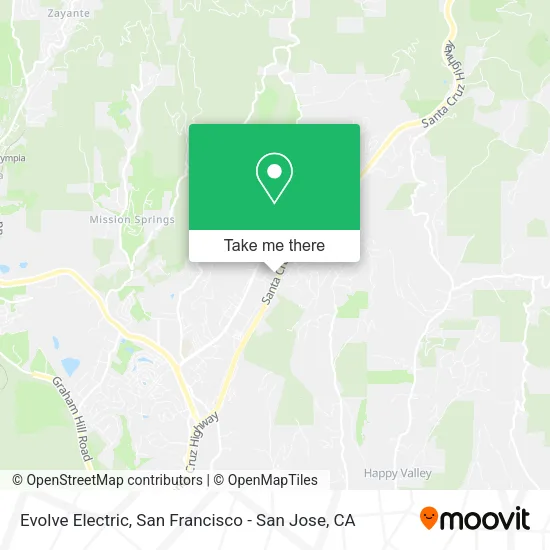 Mapa de Evolve Electric