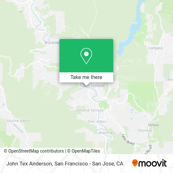 Mapa de John Tex Anderson