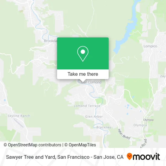 Mapa de Sawyer Tree and Yard