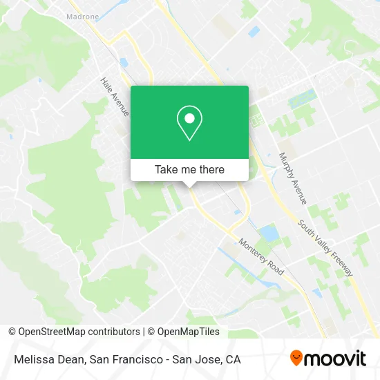 Melissa Dean map