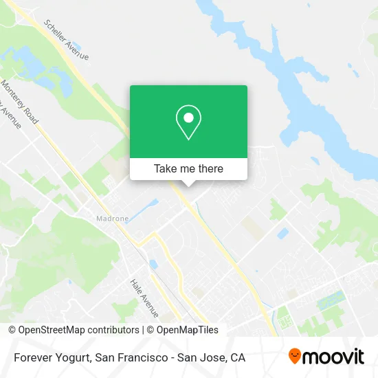 Mapa de Forever Yogurt