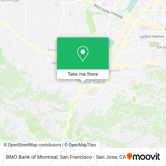 BMO Bank of Montreal map