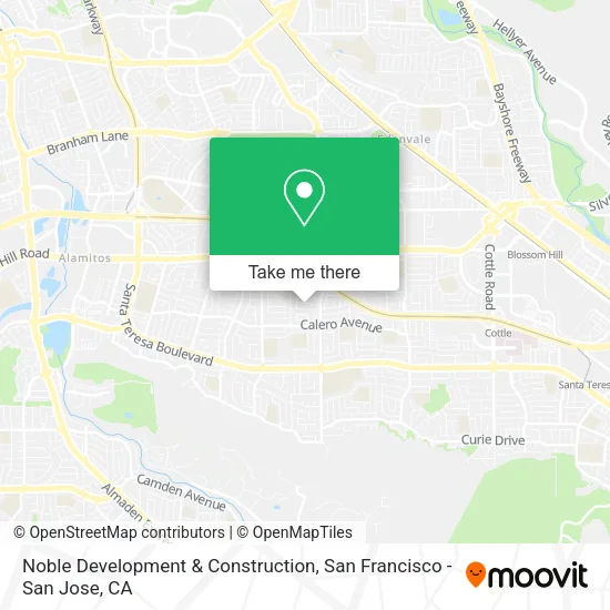 Noble Development & Construction map