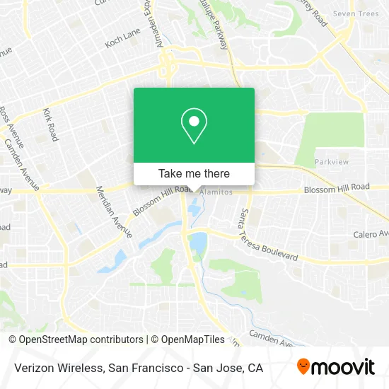 Mapa de Verizon Wireless