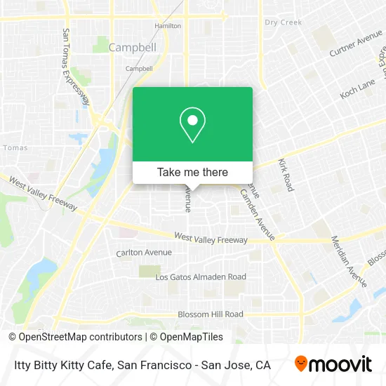 Mapa de Itty Bitty Kitty Cafe