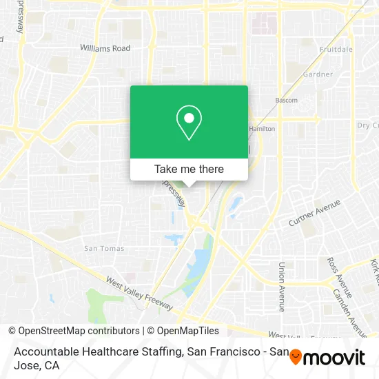 Accountable Healthcare Staffing map