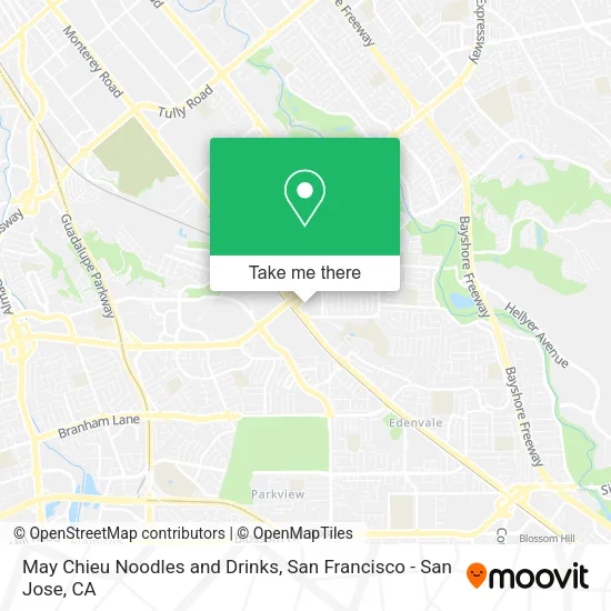 May Chieu Noodles and Drinks map