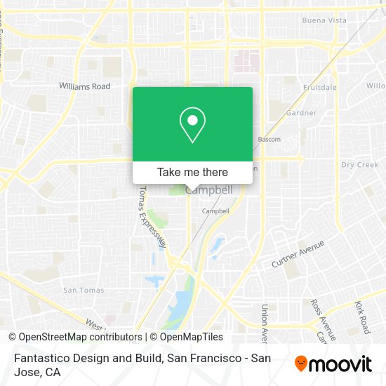 Fantastico Design and Build map