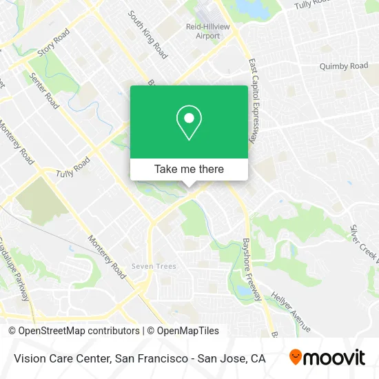 Vision Care Center map