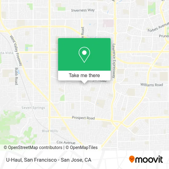 U-Haul map