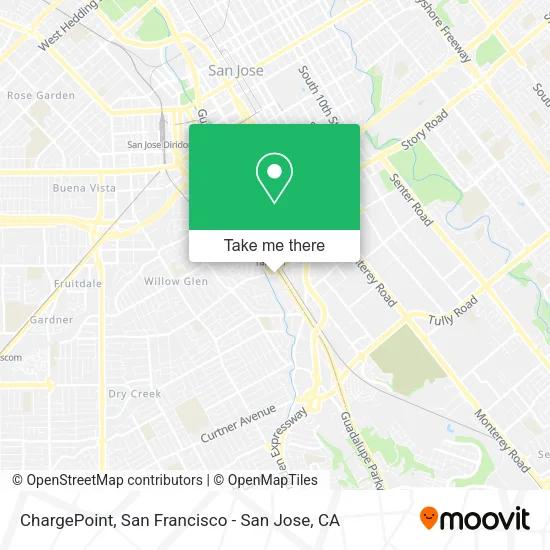 Mapa de ChargePoint