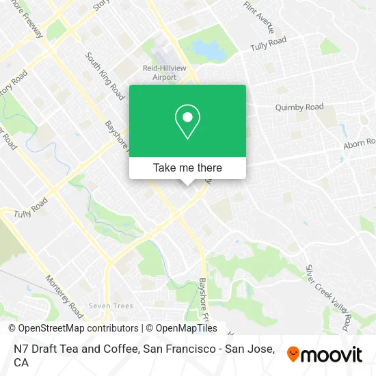 Mapa de N7 Draft Tea and Coffee