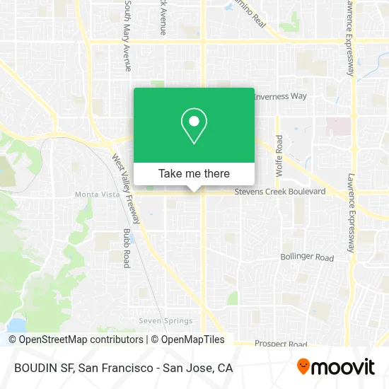 BOUDIN SF map