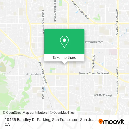 10455 Bandley Dr Parking map