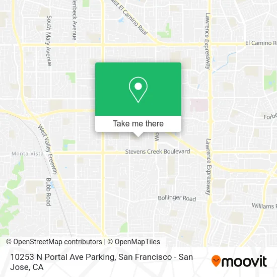 10253 N Portal Ave Parking map