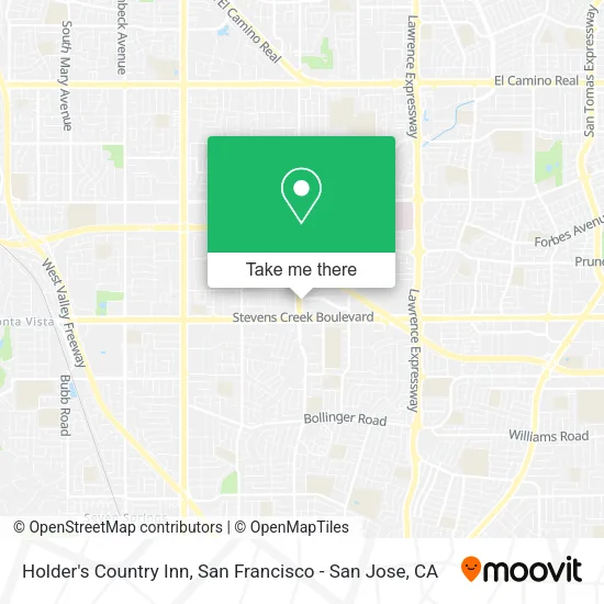Mapa de Holder's Country Inn