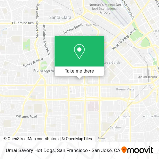 Mapa de Umai Savory Hot Dogs