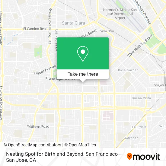 Nesting Spot for Birth and Beyond map