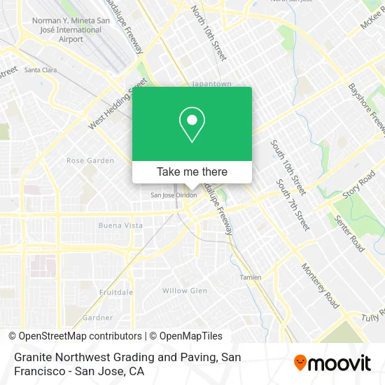 Mapa de Granite Northwest Grading and Paving