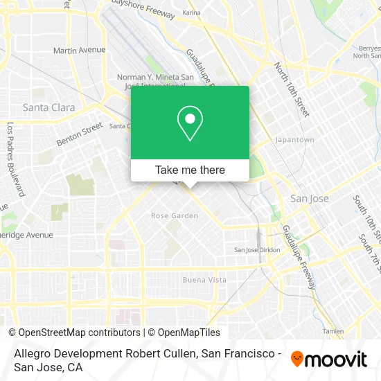 Mapa de Allegro Development Robert Cullen