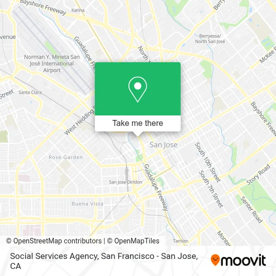 Social Services Agency map