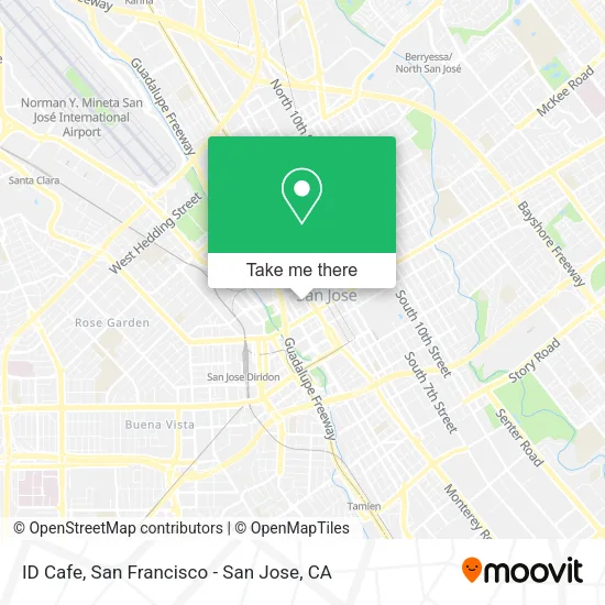 Mapa de ID Cafe