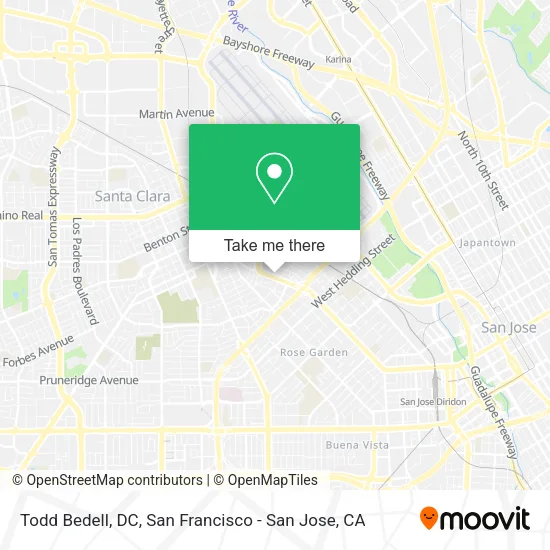 Mapa de Todd Bedell, DC