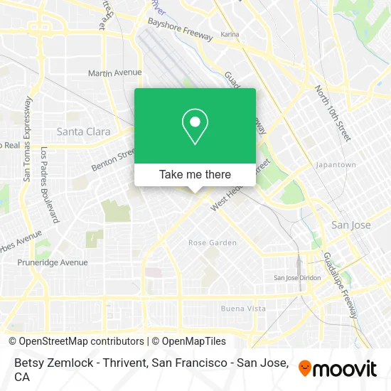 Mapa de Betsy Zemlock - Thrivent