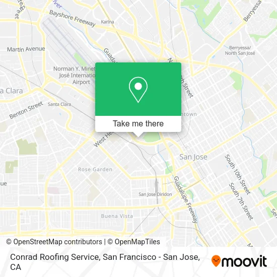 Mapa de Conrad Roofing Service