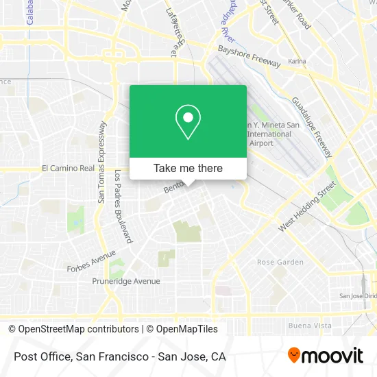 Post Office map