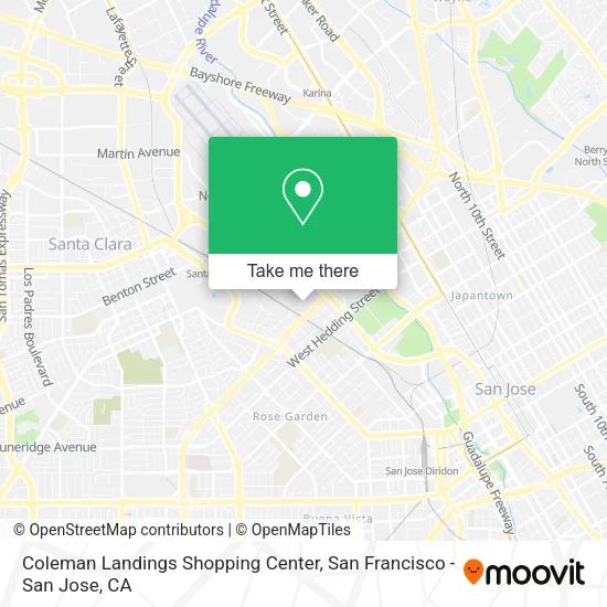 Coleman Landings Shopping Center map