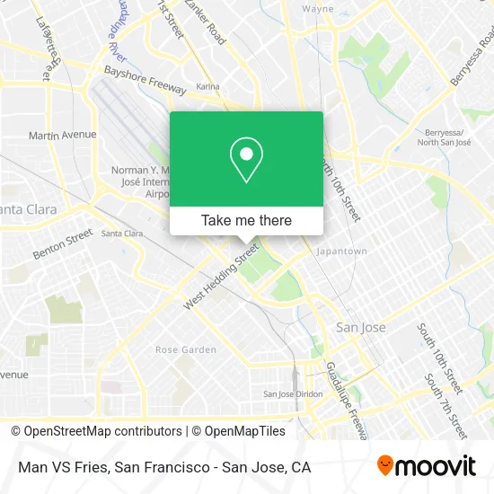 Man VS Fries map
