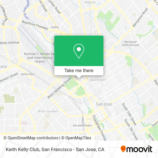 Keith Kelly Club map
